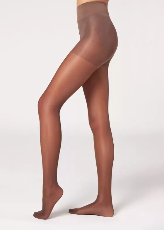 New 30 Denier Sheer Stomach And Buttocks Shaping Tights Sheer Tights