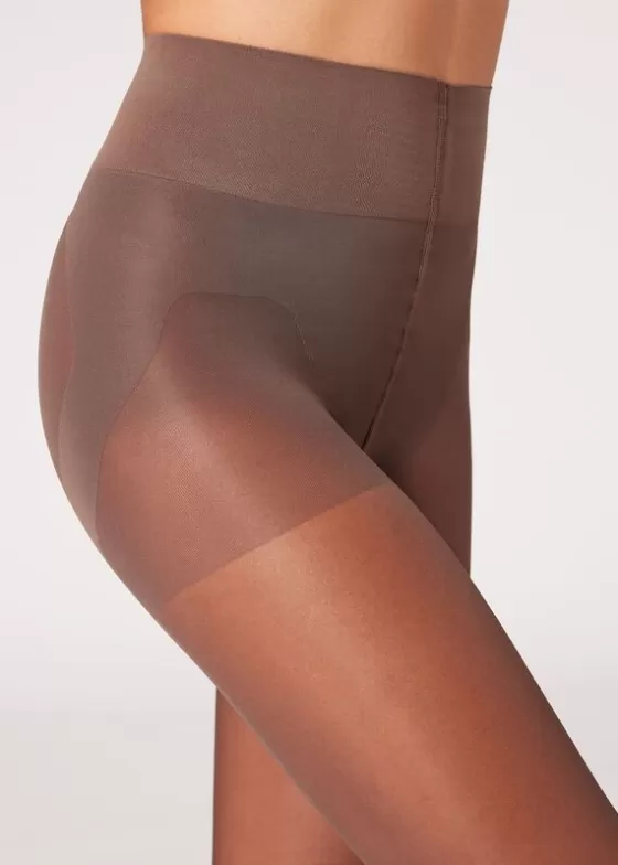 New 30 Denier Sheer Stomach And Buttocks Shaping Tights Sheer Tights