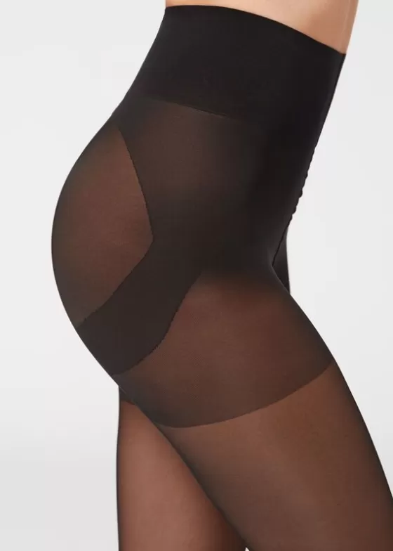 Store 30 Denier Sheer Stomach And Buttocks Shaping Tights Sheer Tights