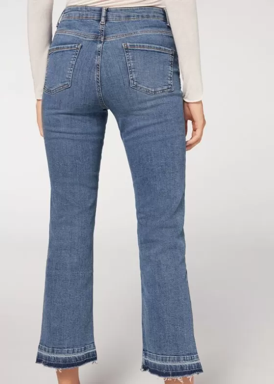 Hot Cropped Flare Jeans Jeans