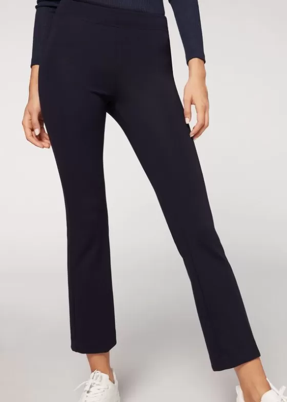 Cheap Cropped Flared Leggings Leggings