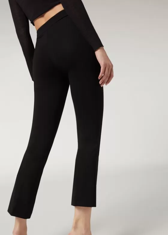 Store Cropped Flared Leggings Leggings