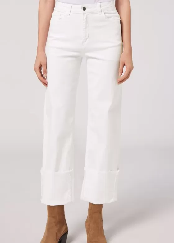 Store Culotte Jeans With Removable Turn-Ups Jeans