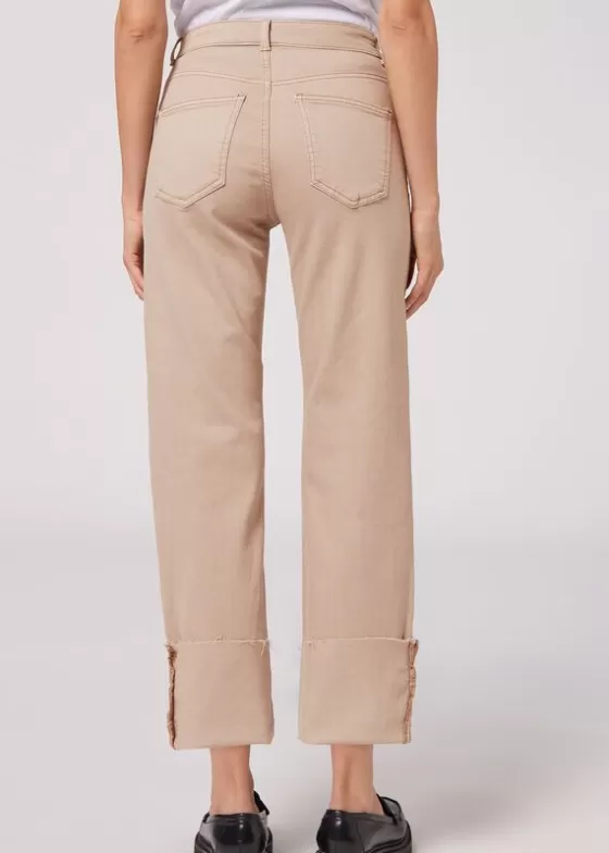 Store Culotte Jeans With Removable Turn-Ups Jeans