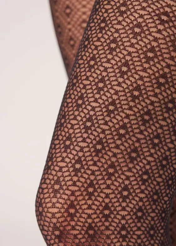 Store Diamond Pattern 50 Denier Fishnet Tights Patterned Tights