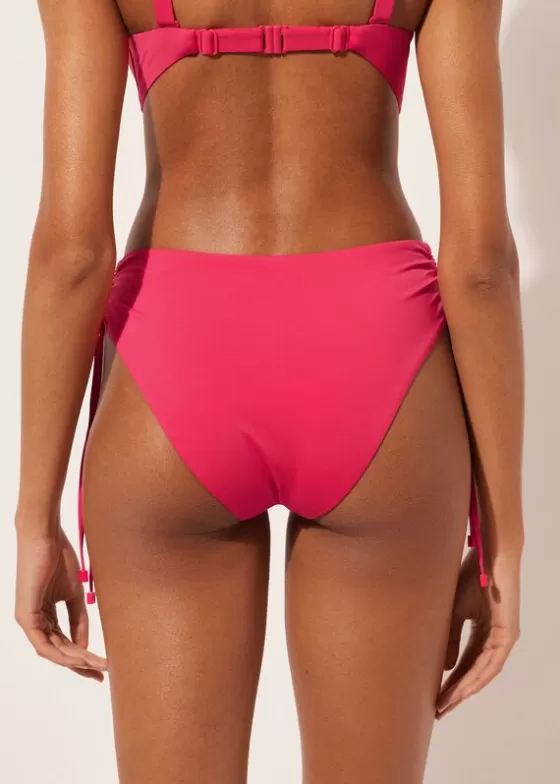 Sale Drawstring High-Waisted Bikini Bottoms Indonesia Bikini