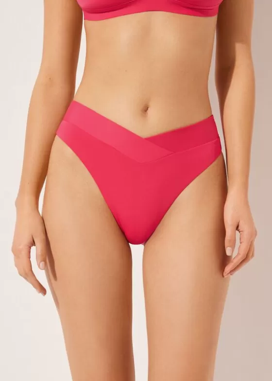 Best High-Waisted V-Cut Brazilian Bikini Bottoms Indonesia Bikini