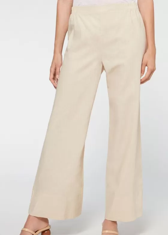 Best Sale Linen Palazzo Trousers Trousers