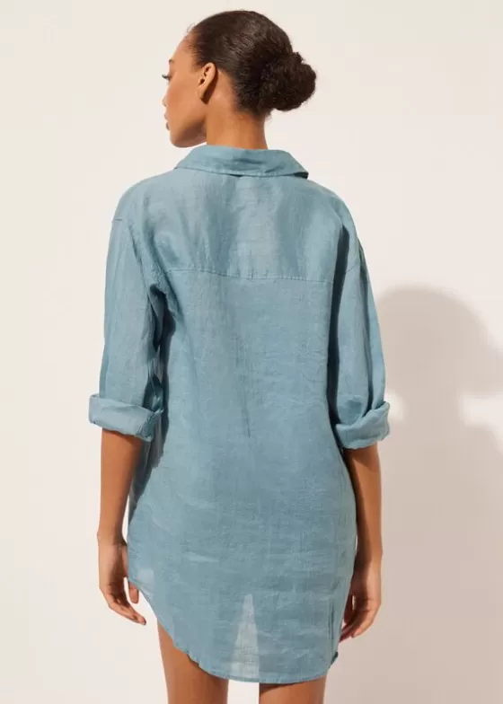 Best Linen Shirt Dress Beachwear