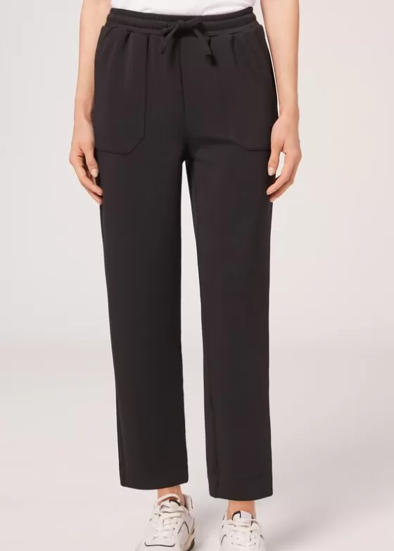 Flash Sale Modal Trousers With Pockets And Drawstring Trousers