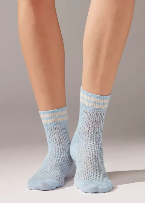 Store Openwork Short Socks Short Socks