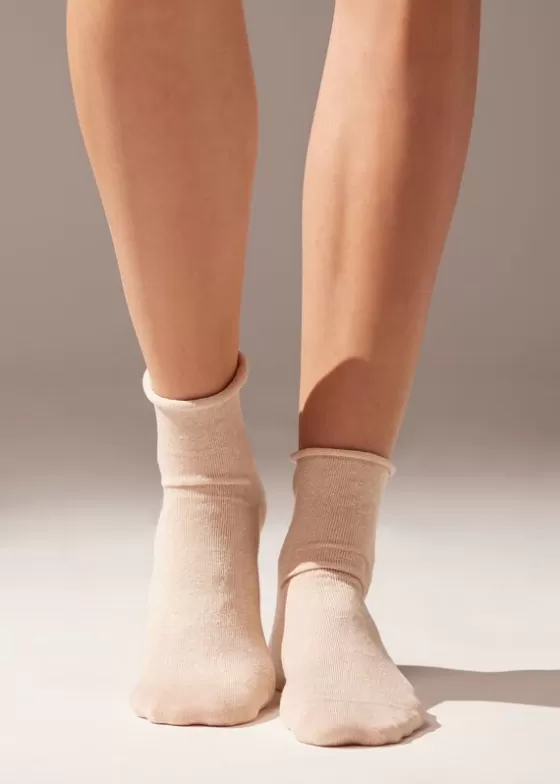 Hot Seamless Short Socks With Linen Short Socks