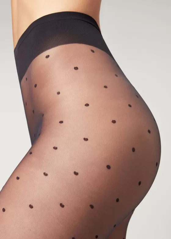 Hot Sheer Polka Dot Tights Sheer Tights