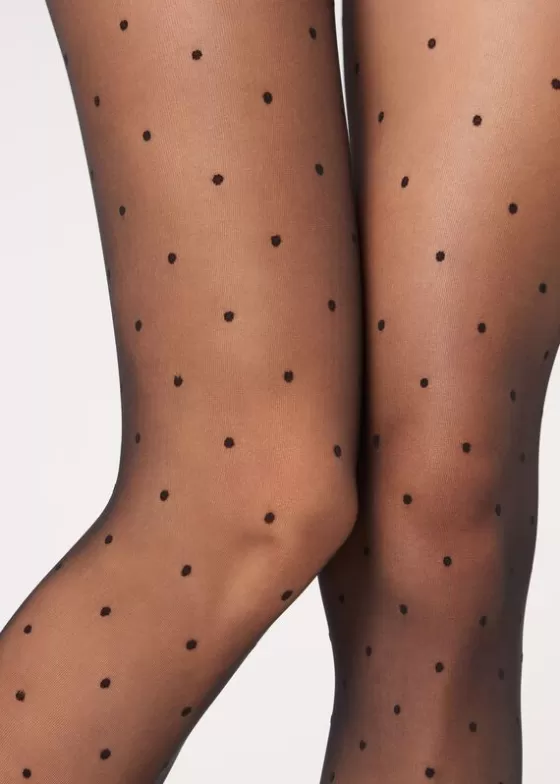 Online Sheer Polka Dot Tights Sheer Tights