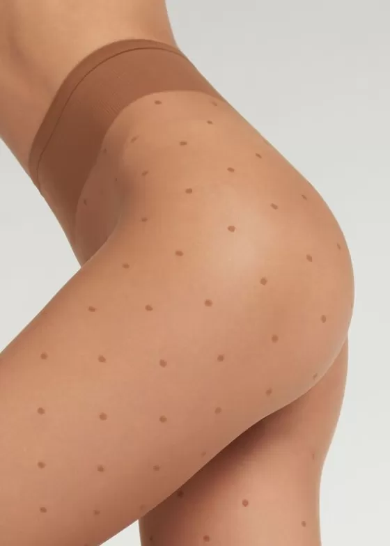 Store Sheer Polka Dot Tights Sheer Tights