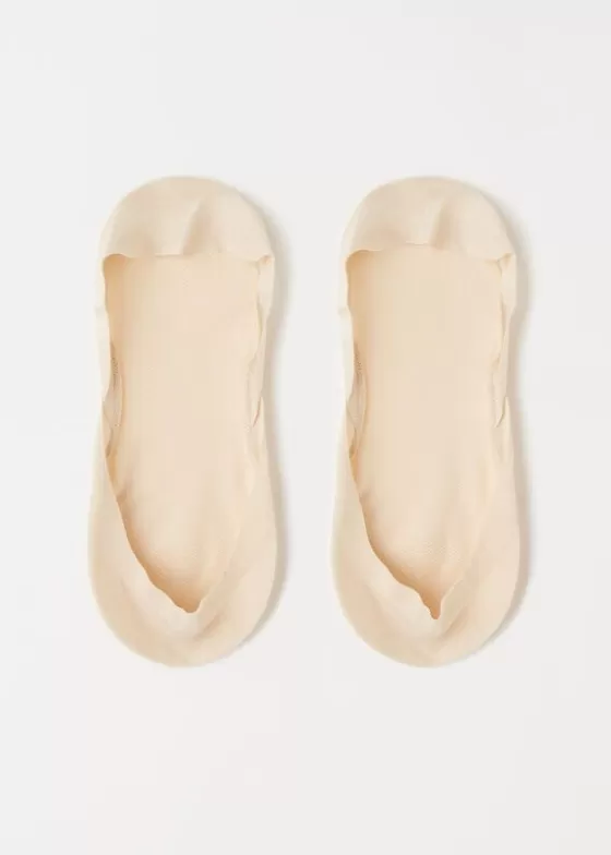 Hot Shiny Silk Invisible Socks With Silicone Invisible