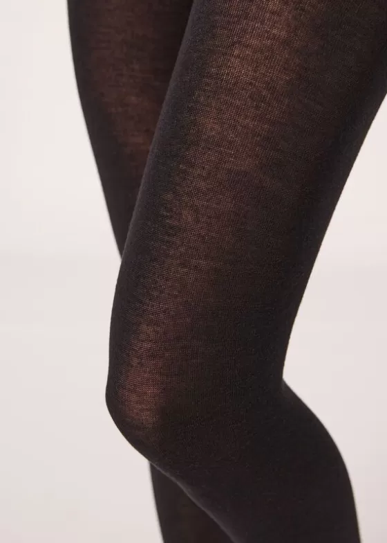 New Soft Modal And Cashmere Blend Tights Opaque Tights