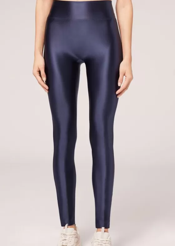 Store Super Shine Satin Leggings Leggings