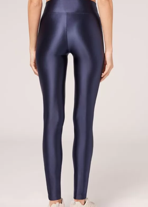 Store Super Shine Satin Leggings Leggings