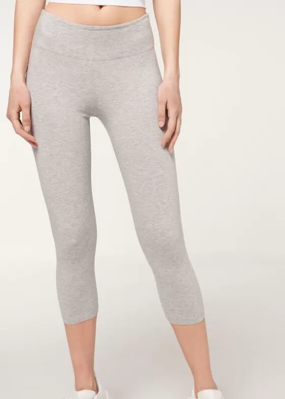 Shop Supima Cotton Capri Leggings Leggings