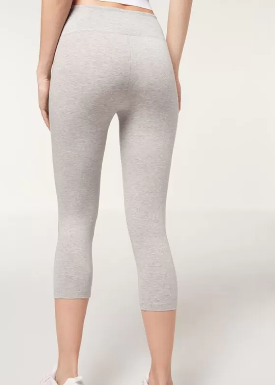 Shop Supima Cotton Capri Leggings Leggings