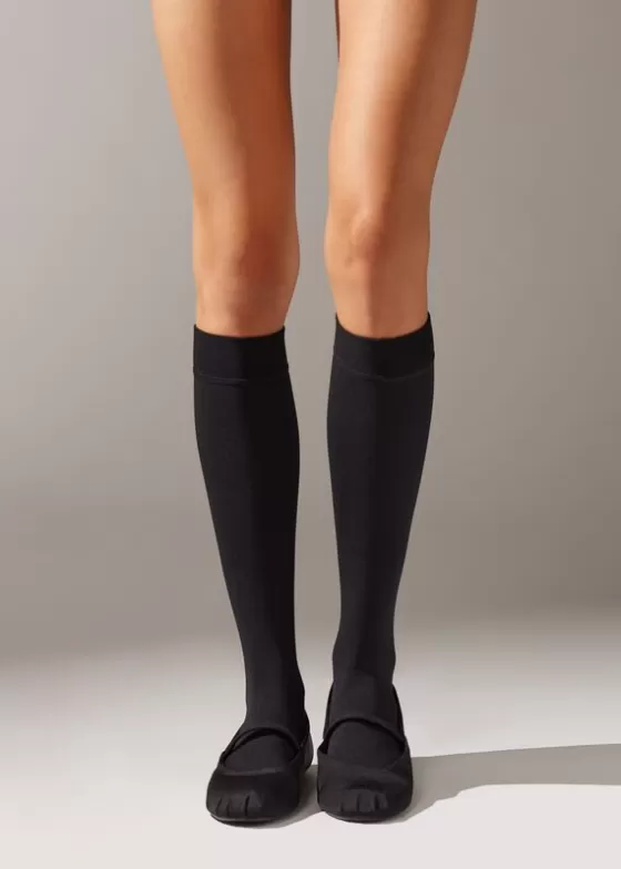 Store Thermal Ultra-Opaque Knee-High Socks Long Socks