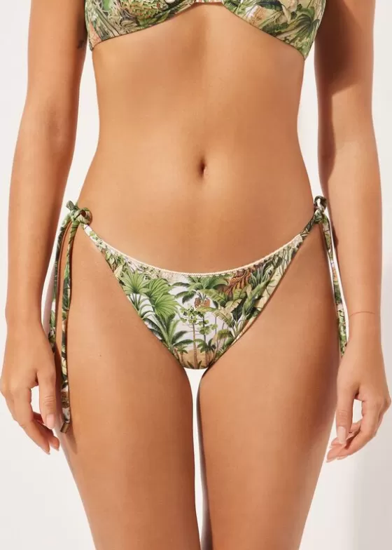 Cheap Tie Bikini Bottoms Savage Tropics Bikini